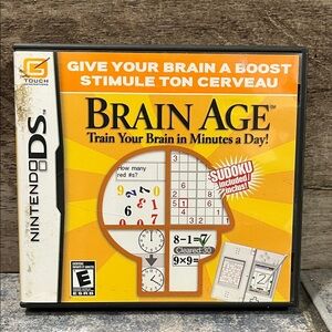 5 for $60 - Brain Age Nintendo DS Game